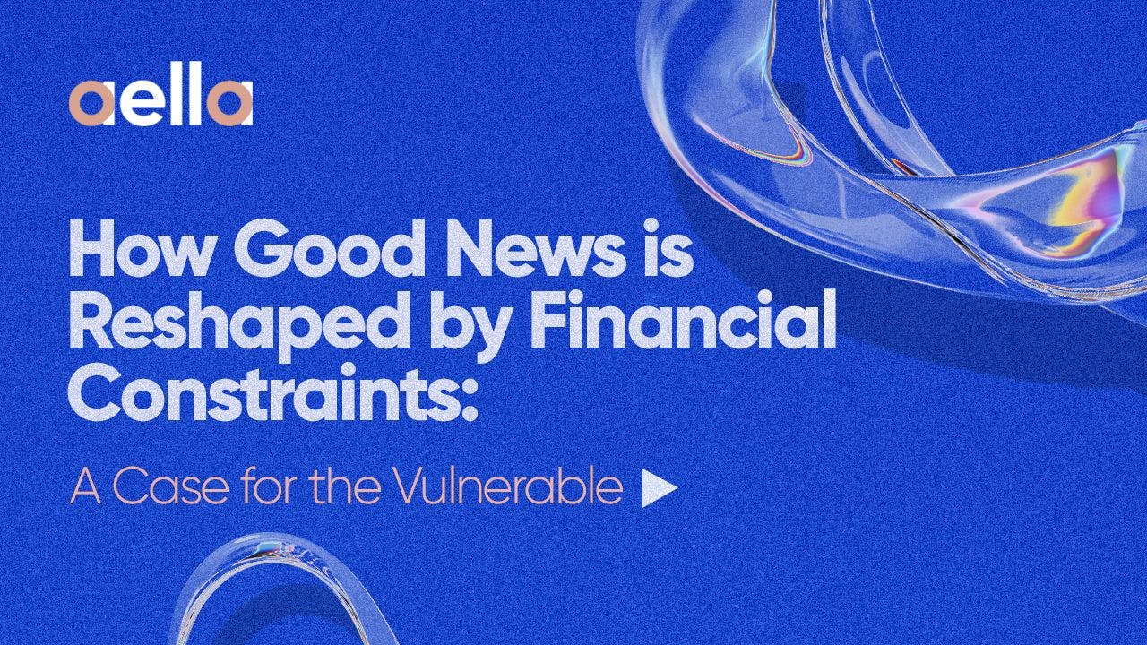 How Good News is Reshaped by Financial Constraints: A Case for the Vulnerable 